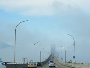 Westbound, The San Francisco-Oakland Bay Bridge, December 8, 2012