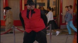 Heavy D in the Janet Jackson Video "Alright"